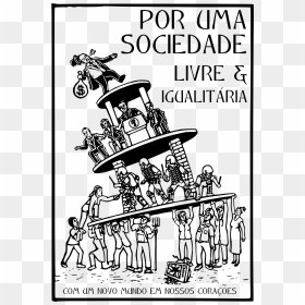 Por Uma Sociedade Livre E Igualitaria Clip Arts - Toward A Free And Equal Society, HD Png Download - corações png