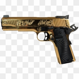 1911 Gold Lux - Firearm, HD Png Download - 1911 png