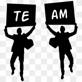 Team Building Black And White Png, Transparent Png - team work png