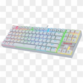 Red Dragon Keyboard White, HD Png Download - gaming keyboard png