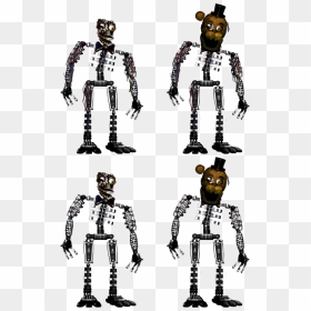 Endoskeleton Fnaf 2 Parts, HD Png Download - ennard png