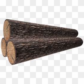 Woodlog - Studio Couch, HD Png Download - wood log png
