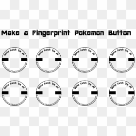 Pokemon Button Template, HD Png Download - pokemon text box png