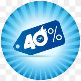 Transparent Off Png - Transparent Logo 40 Discount, Png Download - 40 png