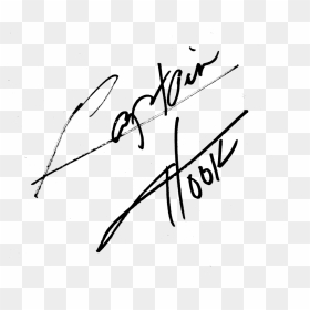 Character Signatures Png Mulan Autograph Clipart , - Disney Captain Hook Signature, Transparent Png - signatures png