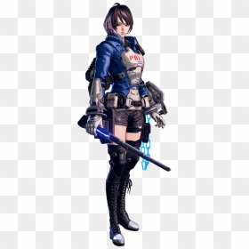 Astral Chain Wiki - Astral Chain Female Character, HD Png Download - akira png