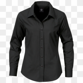 Women Black Dress Shirt Png Image, Transparent Png - black women png