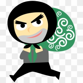 Thief Criminal Clipart - 昭和 泥棒 イラスト, HD Png Download - criminal png