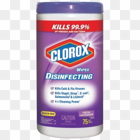Product Image Disinfecting Wipes Lavender Scent 75 - Clorox, HD Png Download - clorox png