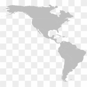 Map Of America Png - North And South America Map Transparent, Png Download - america map png
