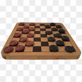 Checkered Drawing Checkers Game - Clay Chess And Checkers, HD Png Download - checkers png