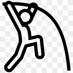 Pole Vault Clipart , Png Download - Dibujo Salto Con Pertiga, Transparent Png - vault png