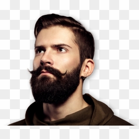 Beard And Moustache Hairstyle, HD Png Download - barber shop png