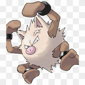 056 - Pokemon Primeape, HD Png Download - mankey png