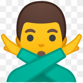 Man Gesturing No Icon - No Emoji, HD Png Download - no emoji png