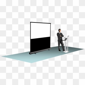 Standing, HD Png Download - projector screen png