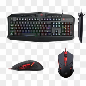 Redragon S101 Gaming Keyboard Mouse Combo, Rgb Led - Redragon Keyboard S101 Ba, HD Png Download - gaming keyboard png