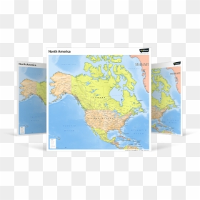 Atlas, HD Png Download - america map png