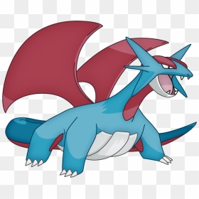 Pokemon Shiny-salamence Is A Fictional Character Of - Goodge, HD Png Download - salamence png