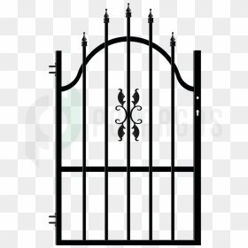 Gate Clipart Grill Gate, Gate Grill Gate Transparent - Wicket Gate Cartoon, HD Png Download - metal grate png