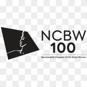 The Sacramento Chapter Of The National Coalition Of - 100 Black Women Logo, HD Png Download - black women png