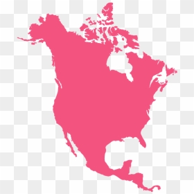 High Resolution North America Map, HD Png Download - america map png