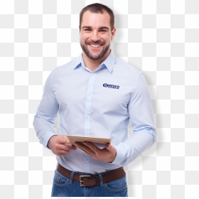 Man With Tablet Png Clipart , Png Download - Man With Tablet Png, Transparent Png - shadow man png