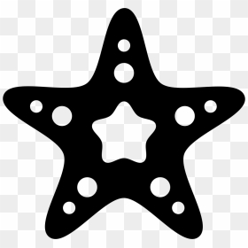 Transparent Starfish Black And White Clipart - Starfish Vector Icon, HD Png Download - question mark .png