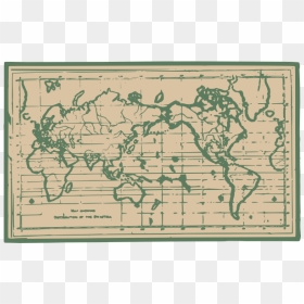 Old World Map - Via Degli Artigiani Firenze, HD Png Download - old map png