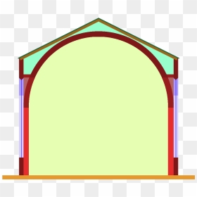Aisleless Church With Barrel-vault - Aisleless Church, HD Png Download - vault png