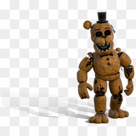 Pbr Transparent Background Hd Withered Golden Freddy - Fnaf Golden ...