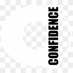 Confidence Logo Black And White - Circle, HD Png Download - lazy png