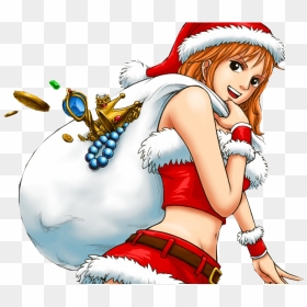 Barbeblanche Avec Barbe By Extraxx D5p3nup Render No - One Piece Nami Christmas, HD Png Download - nami png