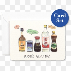 Season"s Greetings Mini Card Set Of - Seasons Greetings Pun, HD Png Download - seasons greetings png