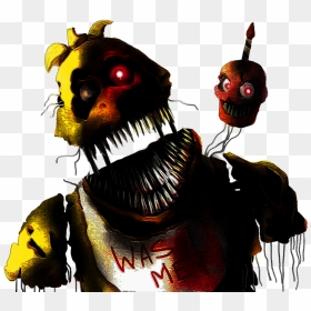 Nightmare Chica By Shootersp - Five Nights At Freddy's 4 Nightmare Clipart, HD Png Download - chica png