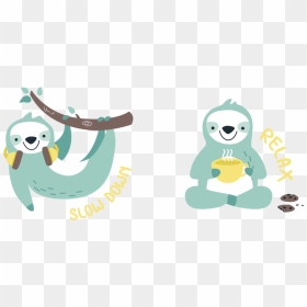 Sloth Clipart Png - Cartoon, Transparent Png - lazy png