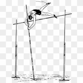 Pole Vault Clip Arts - Pole Vaulting Clip Art, HD Png Download - vault png