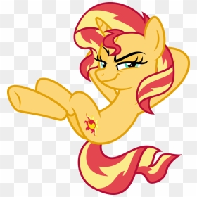 Unicorn Clipart Evil - Mlp Sunset Shimmer Pony Evil, HD Png Download - vhv