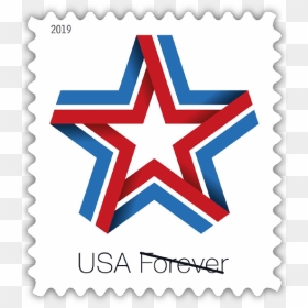 Star Ribbon Stamps Join Collecting Constellation March - Stamp Of Usa 2019, HD Png Download - canceled stamp png