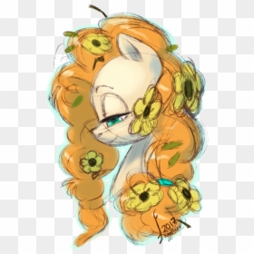 Fim] The Maid With The Buttercup Hair By Funnyfany - Mlp Buttercup, HD Png Download - buttercup png