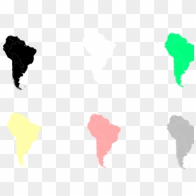 America Clipart Small - South America Map Small, HD Png Download - america map png