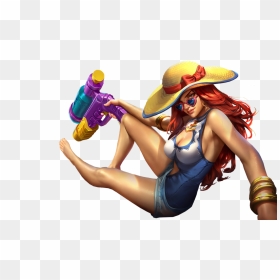 Thumb Image - Pool Party Miss Fortune Splash Art, HD Png Download - miss fortune png