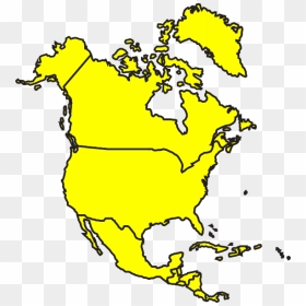 North America Clip Art At Clker - North America Clipart, HD Png Download - america map png