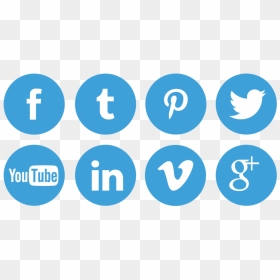 Social Icons Png Clipart - Media Social Icon Png, Transparent Png - social media icon png transparent