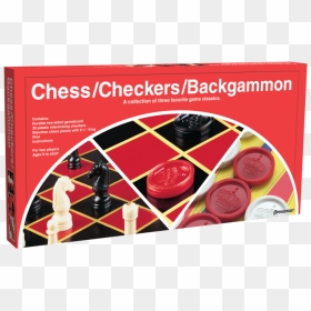 Chess Checkers Backgammon Pressman, HD Png Download - checkers png