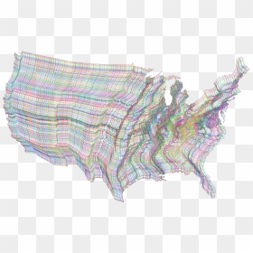 Map,united States Of America,geography - Illustration, HD Png Download - america map png