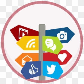 Circle, HD Png Download - social media icon png transparent