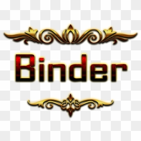 Binder Decorative Name Png - Krishna Name, Transparent Png - binder png