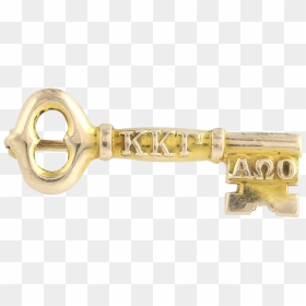 Golden Key Pin Kappa Kappa Gamma, HD Png Download - golden kappa png