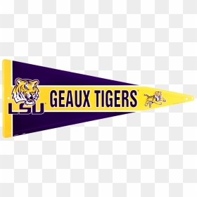Lsu Tigers Pennant - Louisiana State University Pennant, HD Png Download - lsu png